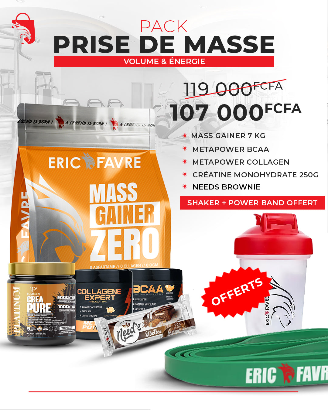 Pack Prise de Masse – Volume & Énergie